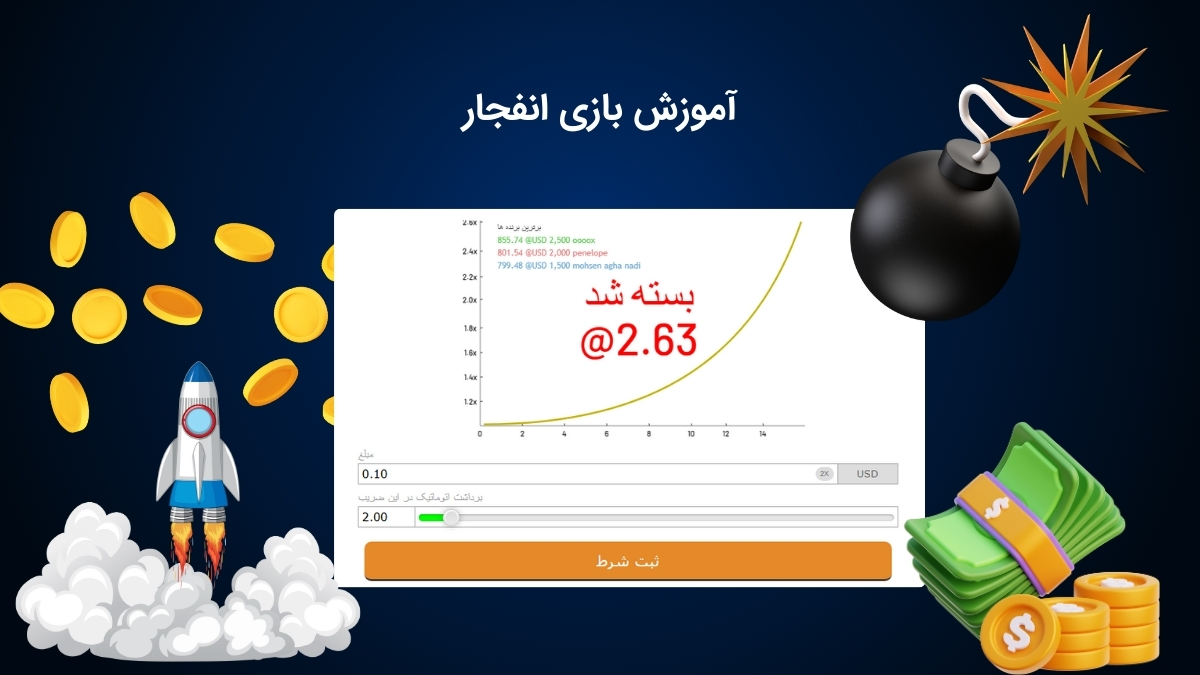 آشنایی کامل با بازی انفجار