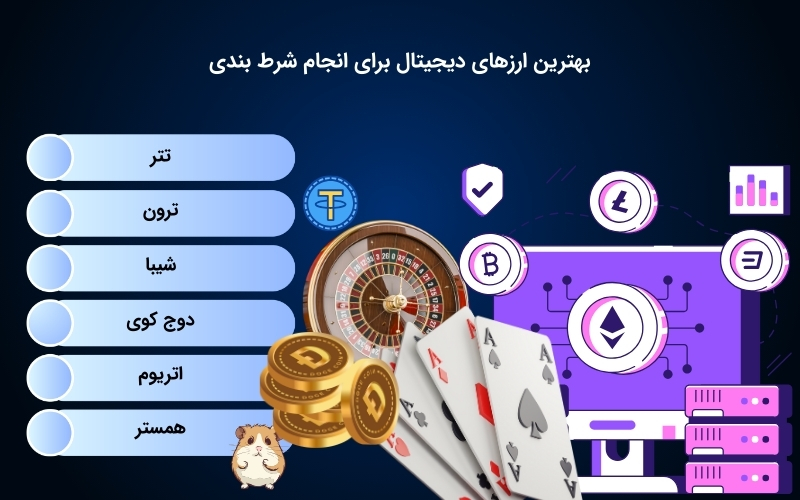 ارزهای مطرح در شرط بندی با ارز دیجیتال