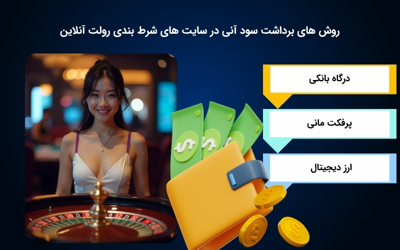 راه های برداشت امن در سایت شرط بندی بازی رولت